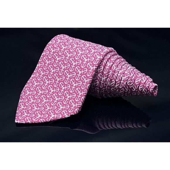 HERMÈS Other - HERMES PARIS (7128 FA)  MEN'S TIE  100%  SILK MADE IN FRANCE